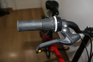 Bicicleta Btwin Plegable Roja