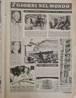 Domenica del Corriere 1952 - Fausto Coppi al Tour