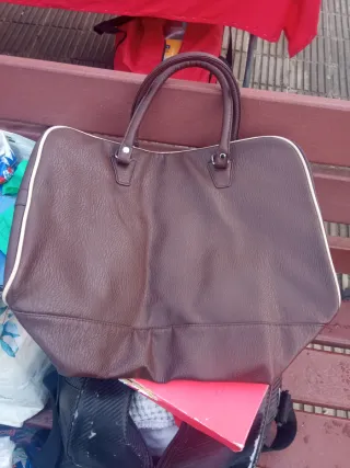 Bolsa Piel FC Barcelona Vintage Marrón