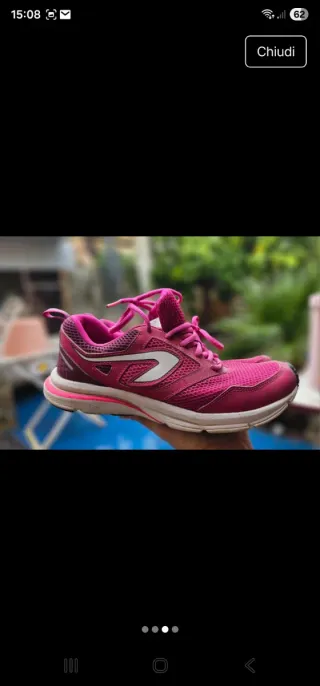 Scarpe da ginnastica rosa