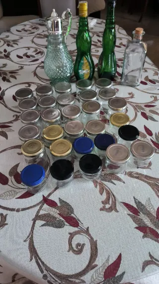 Tarros de cristal con tapa