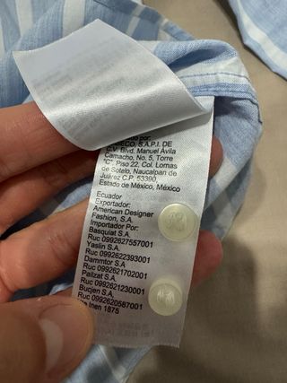 Camisa Calvin Klein (Talla S)