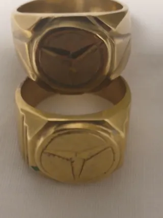 Anillos Mercedes-Benz Dorados