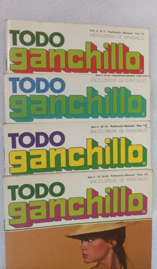 Todo Ganchillo · Revistas vintage años 80 · Lote 4