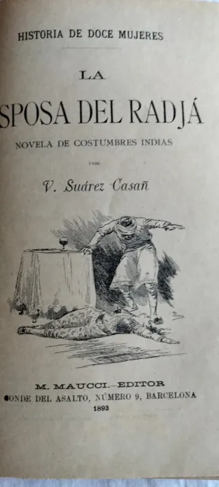 Libro Antiguo Historia de Doce Mujeres