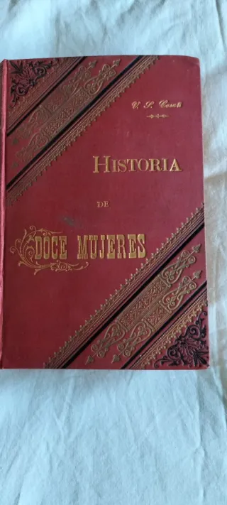 Libro Antiguo Historia de Doce Mujeres