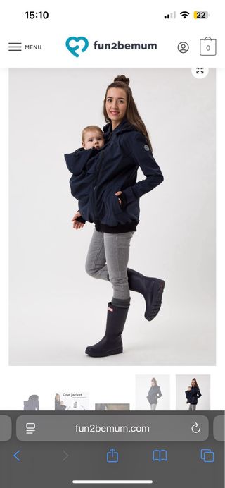 Abrigo 3 en 1 Embarazo/Porteo