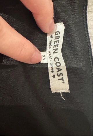 Vestido Terciopelo Negro Green Coast