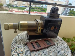 Linterna Mágica Antigua París Grande