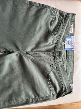 Levi's 511 Slim Pantalones Verde Talla 34/34