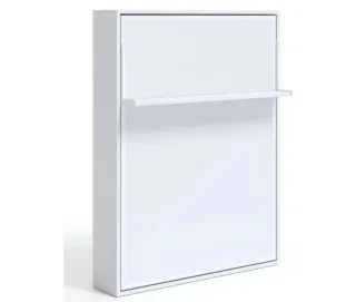 CAMA ABATIBLE VERTICAL CON ESTANTERIA
