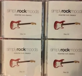CD Simply Rock Moods - 4 CDs Rock Clásicos