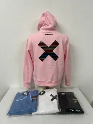 Sudadera BLUE BANANA Classic Peach - ECRU