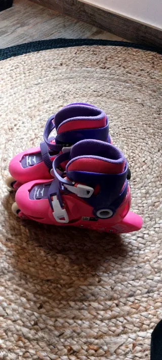 Patines rosas y morados talla 30-33