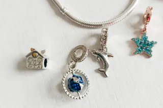 Pulsera Plata Ley Imitación Pandora 20cm