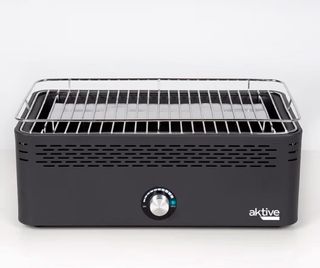 Barbacoa senza fumo Active nera rettangolare