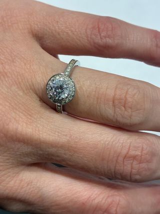 Anillo Swarovski Circonita Talla 12