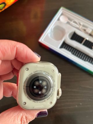 Smartwatch Novo Preto e Prata