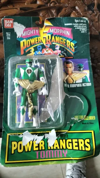 FIGURA POWER RANGERS GREEN RANGER TOMMY 1994