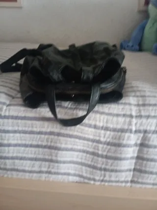 Mochila Desigual Patchwork Negra y Gris