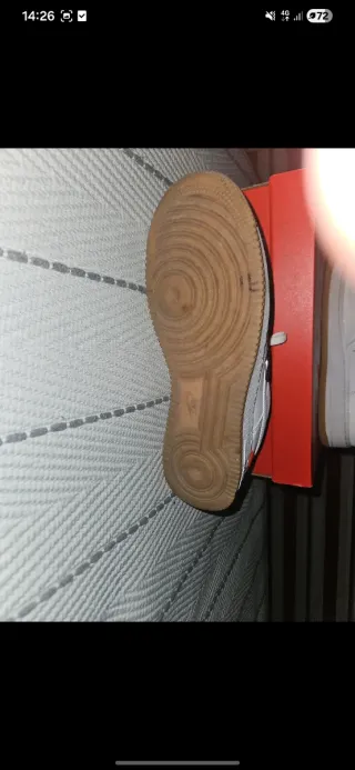 Zapatillas Nike Air Force Blancas Naranja