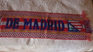 Bufanda Vintage Atlético de Madrid. Años 90.