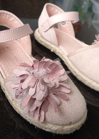 Zapato Zapy Talla 25 Rosa Flor
