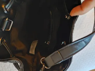 Bolso/Mochila negro acolchado