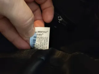 Bolso/Mochila negro acolchado