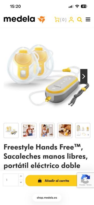 Sacaleches Medela Freestyle Doble