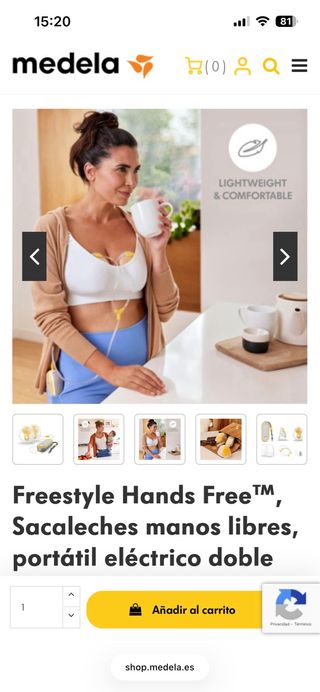 Sacaleches Medela Freestyle Doble