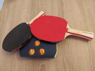 Raquetas Ping Pong Decathlon PPR 130 + 3 Pelotas