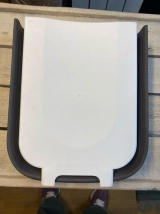 Basurero Colgante Blanco Plástico