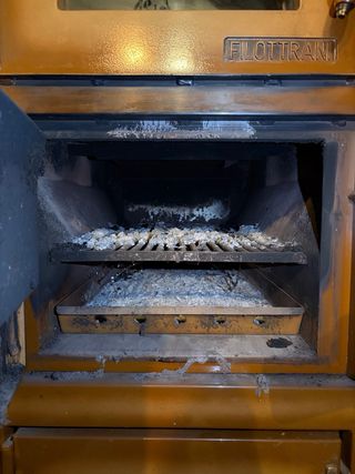 Forno a legna in acciaio inox