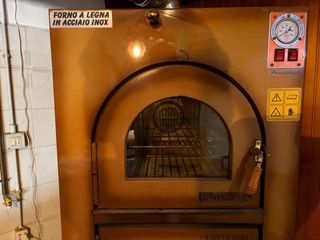 Forno a legna in acciaio inox