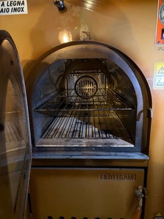Forno a legna in acciaio inox