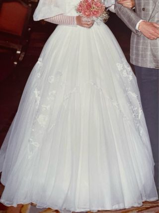 Vestido Novia Vintage Pronovias Años 80