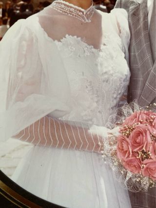 Vestido Novia Vintage Pronovias Años 80