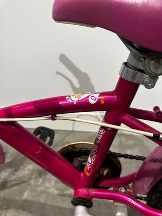Bicicleta infantil rosa