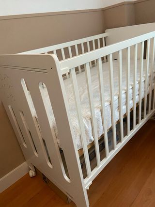 Cuna bebé TRAMA con colchon
