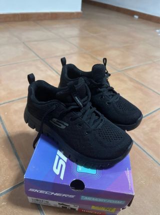 Zapatillas Skechers Negras Talla 35