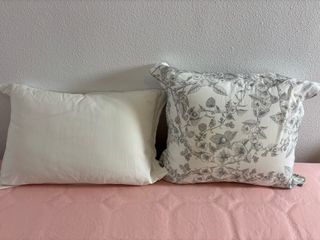 Somier, colchón y 2 almohadas