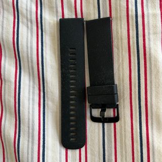 Correa caucho reloj 22mm negra