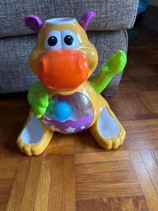 Juguete bebé hipopótamo con pelotas