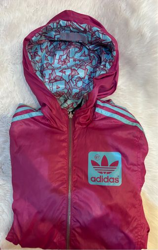 Chaqueta Adidas Reversible Pink/Teal