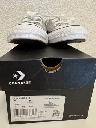 Converse All Star grises Talla 40