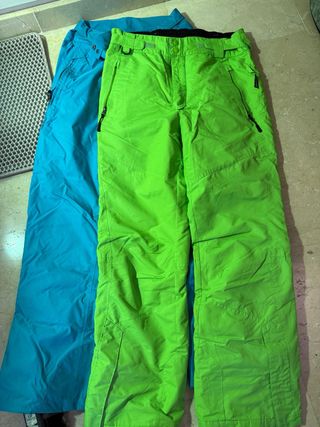 Pantalones de Nieve Azule y Verde