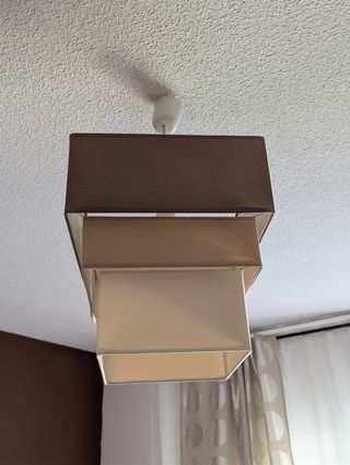 Lámpara de techo de tela multicapa