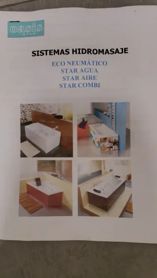 Bañera Hidromasaje Oasis 2 Plazas + Grifo