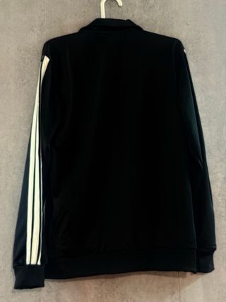 Chaqueta Adidas Negra con Rayas Blancas